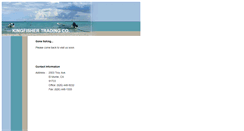 Desktop Screenshot of kingfishertradingco.com